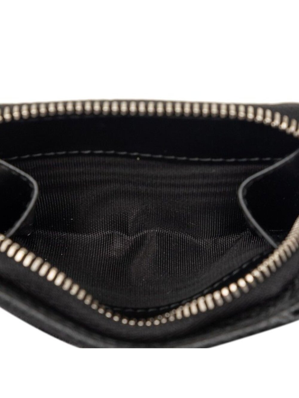 Prada Trifold Wallet Mini Black Vitello Daino Leather - Picture 5 of 7